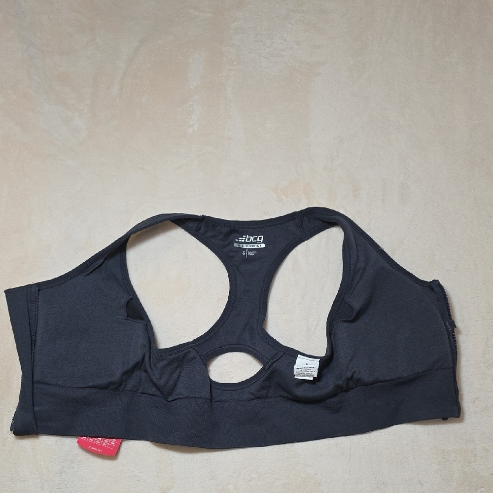 BCG Women's Mid-Impact Black Sports Bra - Picture 3 of 13